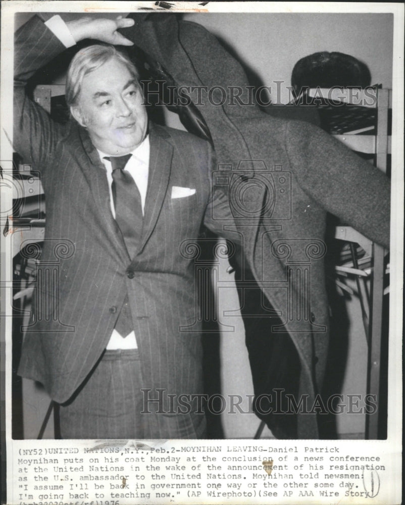 1976 Daniel Patrick Moynihan Politician - Historic Images