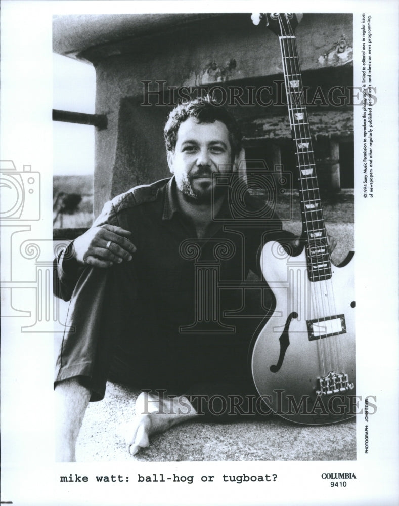 1995 Mike Watt Bass Guitarist Songwriter - Historic Images