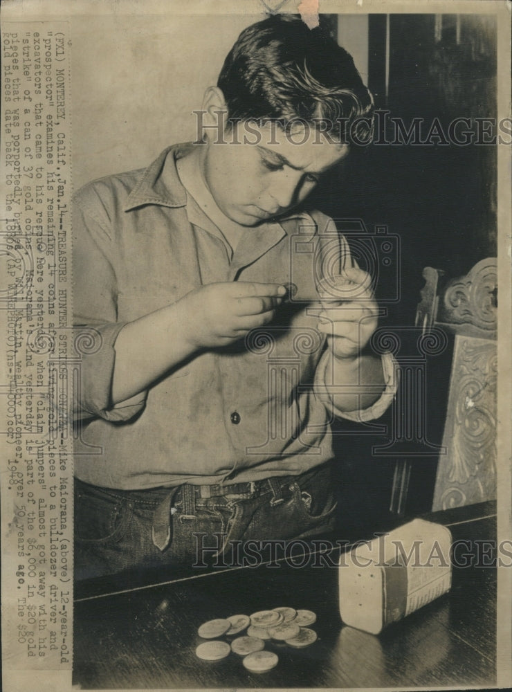 1948 Press Photo Mike Maiorana Prospector - RRR16627 - Historic Images