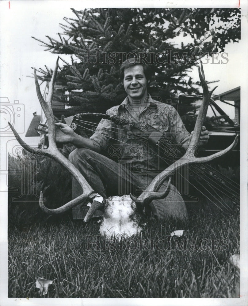 1978 5 Point Buck From Hunting Expedition - Historic Images