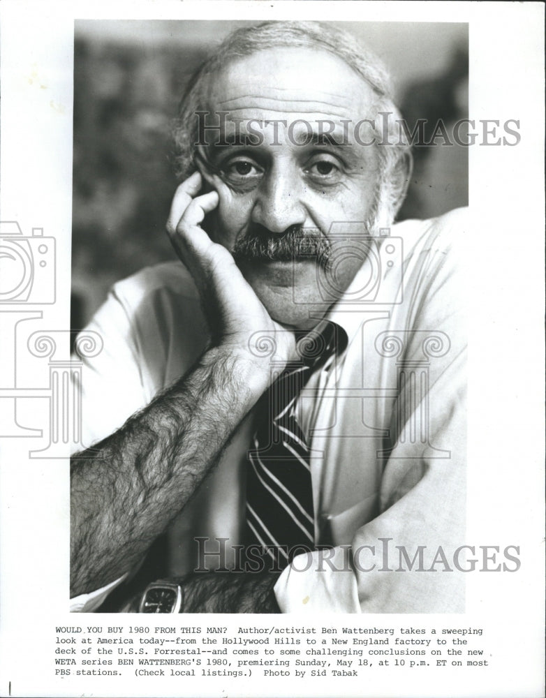 1980 Ben Watternberg author - Historic Images