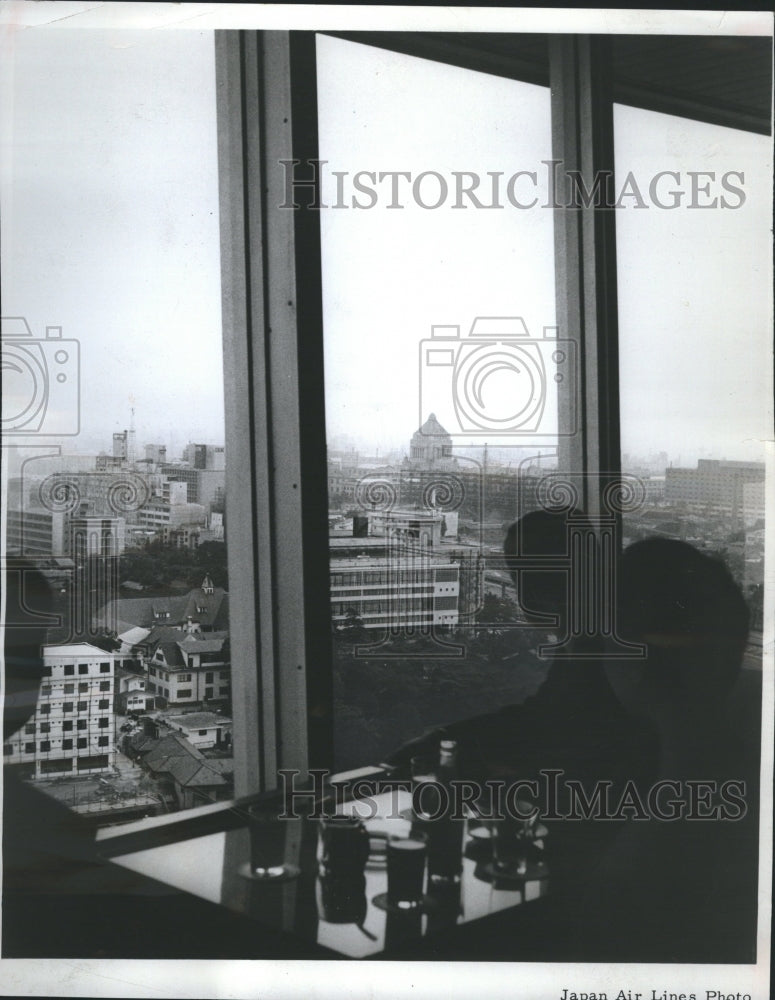 1965 Roof-top restaurant in Tokyo, Japan - Historic Images