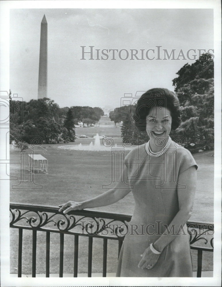 1965 Visit Washington Mrs Lyndon B Johnson - Historic Images
