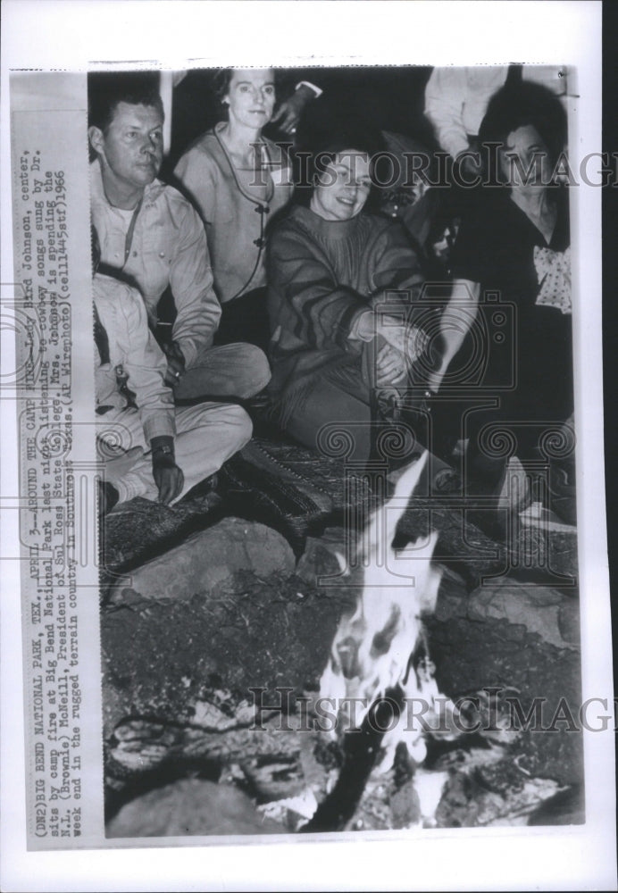 1966 Lady Bird Johnson NL Brownie McNeill - Historic Images