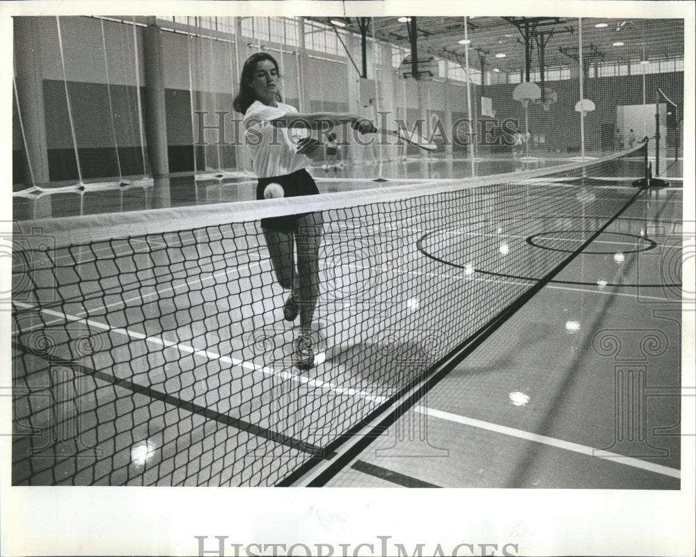 1982 Pat MacLaughling Tennis Loyla Gym - Historic Images