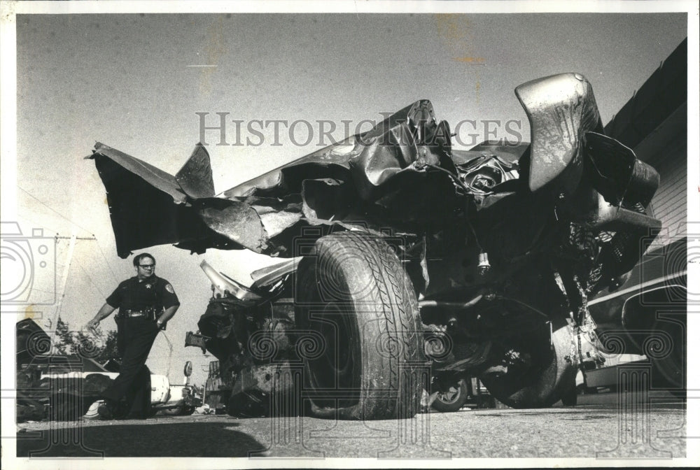 1980 Railroad Accident at Madison Ave. - Historic Images