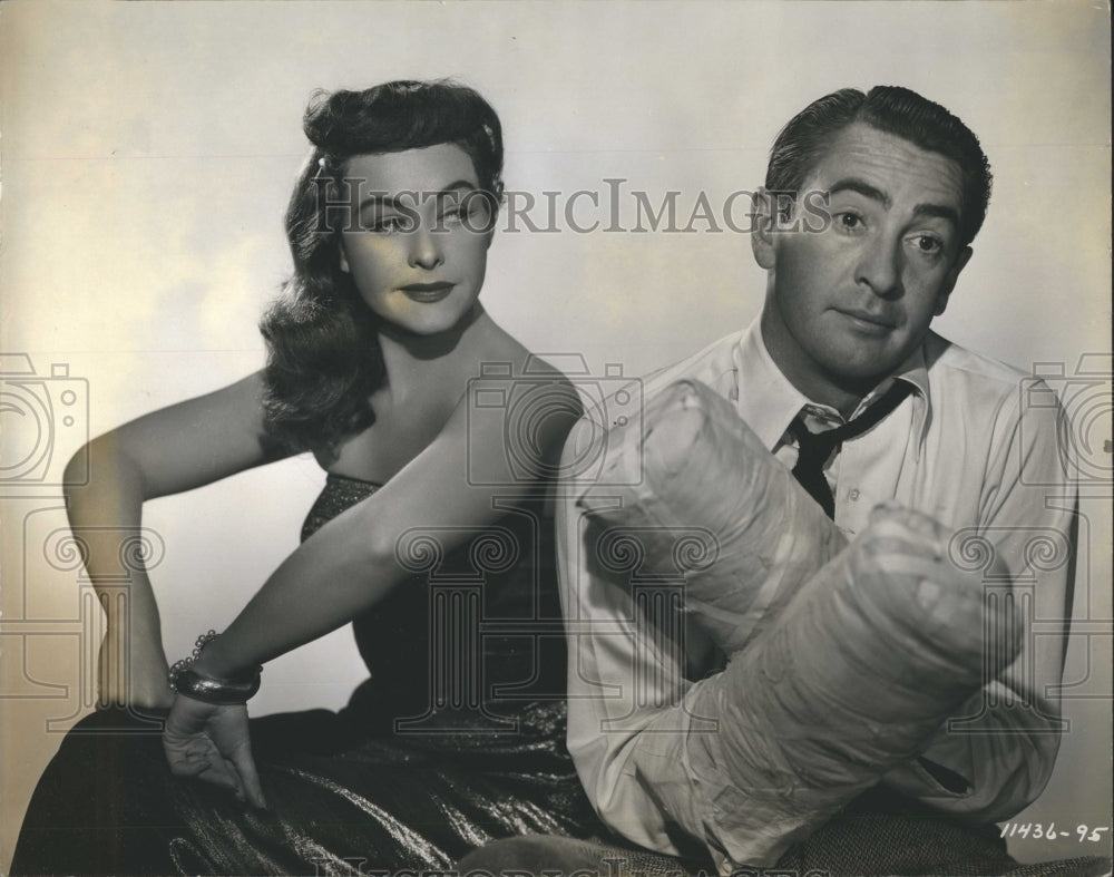 1948 Paulette Goddard &amp; McDonald Carey - Historic Images