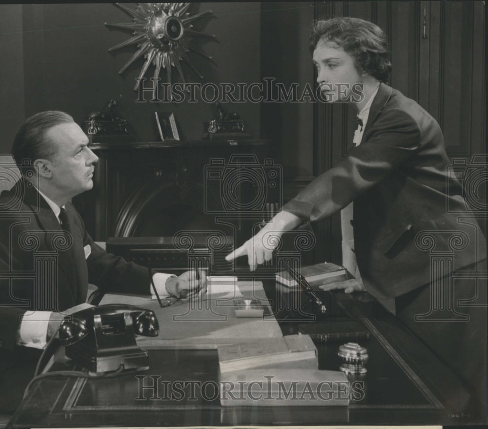 1955 Lillian Gish & Boyer in "The Cobweb" - Historic Images