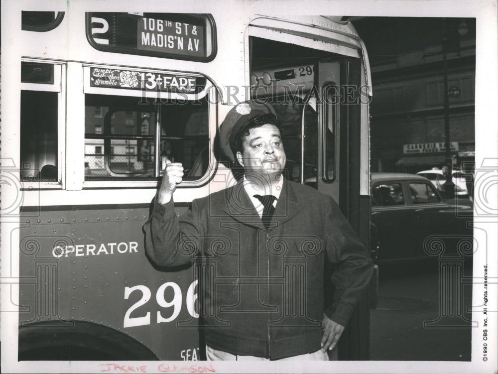 1990 Press Photo Jackie Gleason comedian actor musician - Historic Images