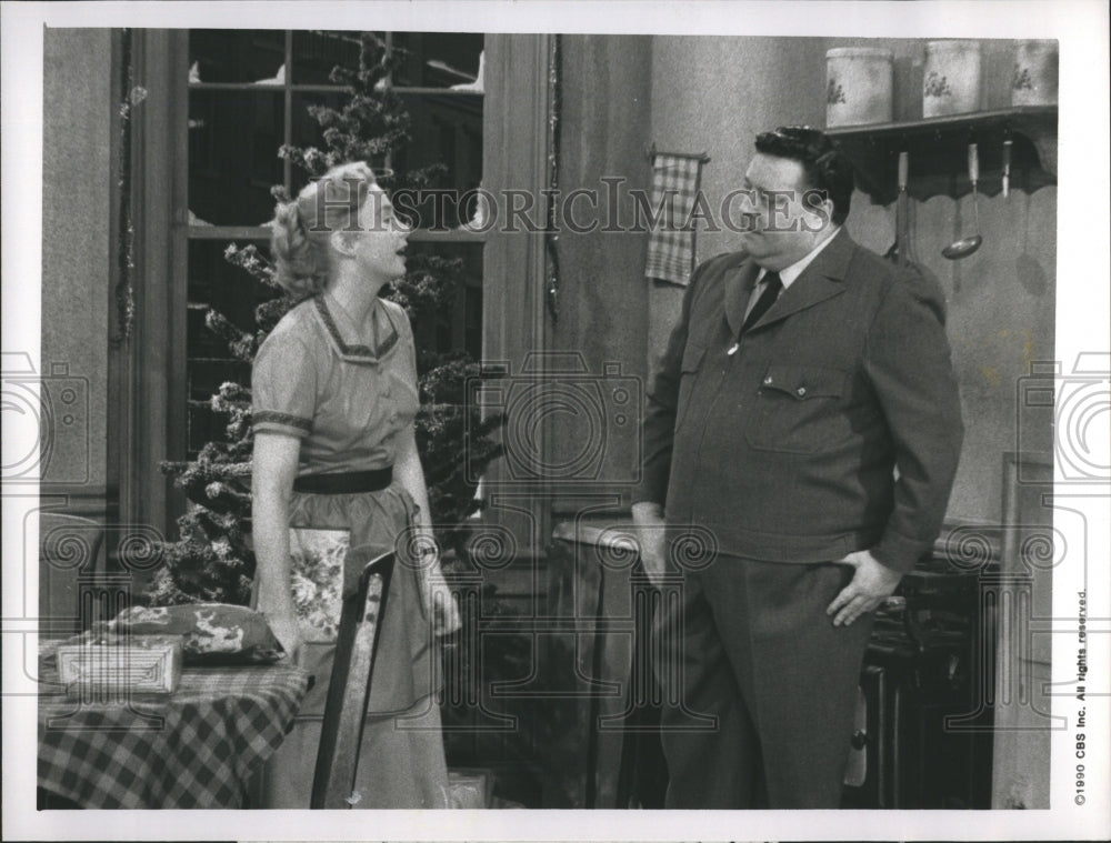 1990 Jackie Gleason and Audrey Meadows - Historic Images