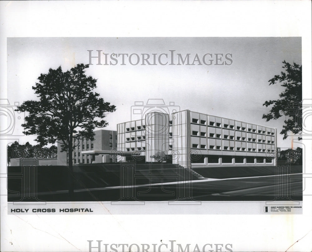 1974 Holy Cross Hospital Maryland - Historic Images