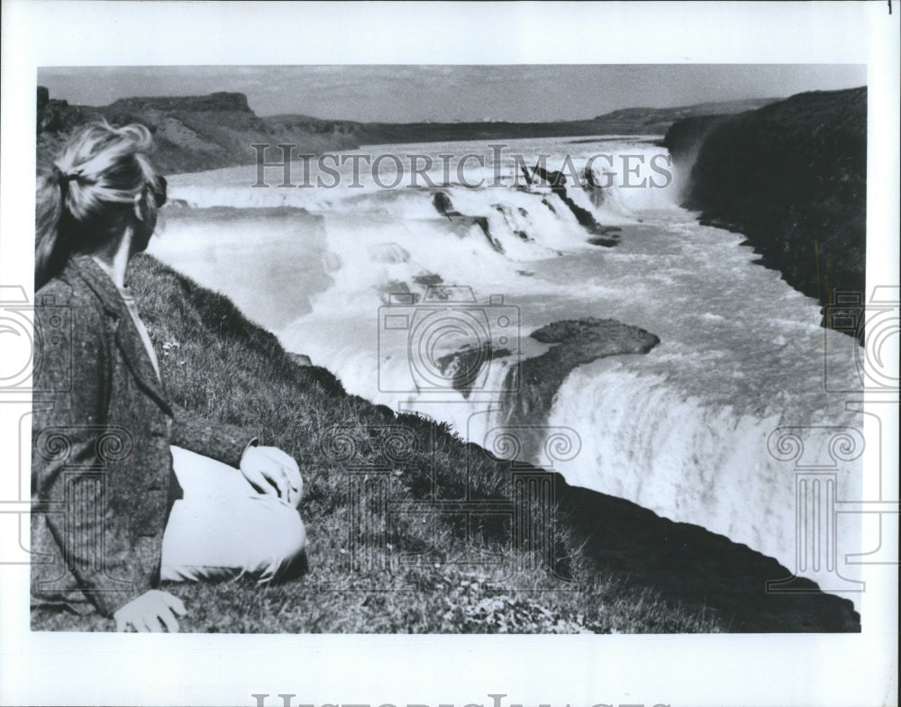 1987 Gullfoss Waterfall - Historic Images