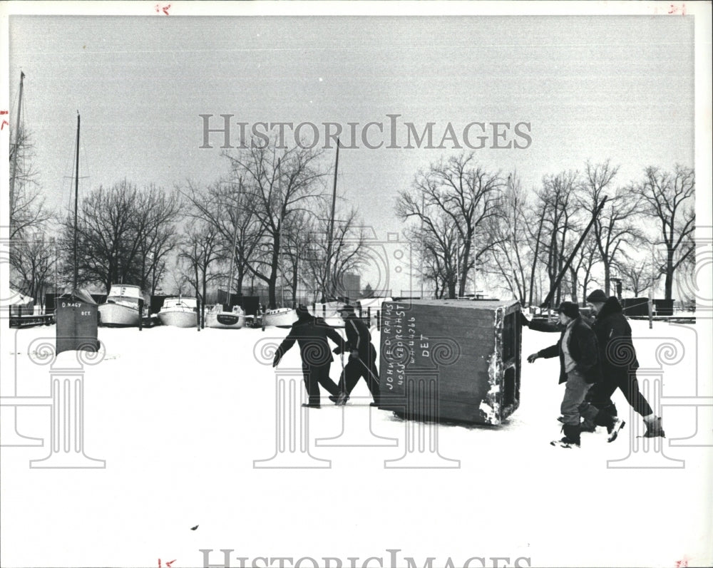 1982 Ice-Fishing - Historic Images