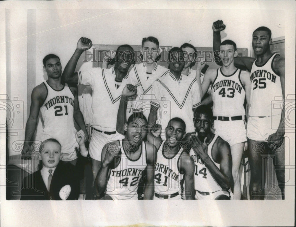 1966 Thornton Basketball Champions - Historic Images