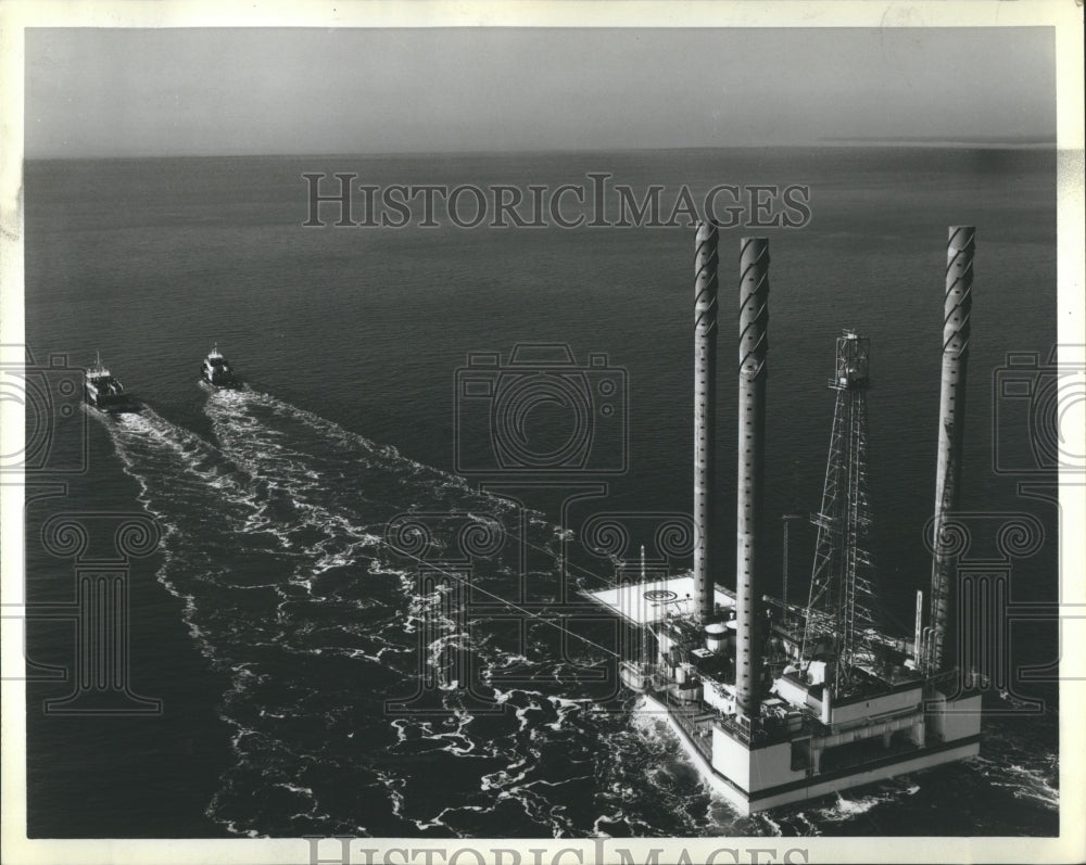 1981 Offshore Drilling Platform - Historic Images