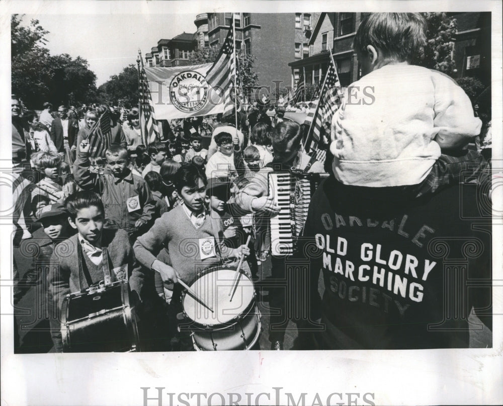 1970 Oakdale Old Glory Marching Band  - Historic Images