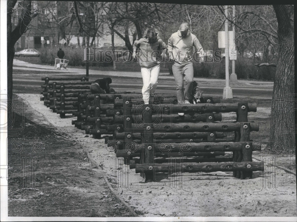 1977 Lincoln Park Obstacle Course - Historic Images