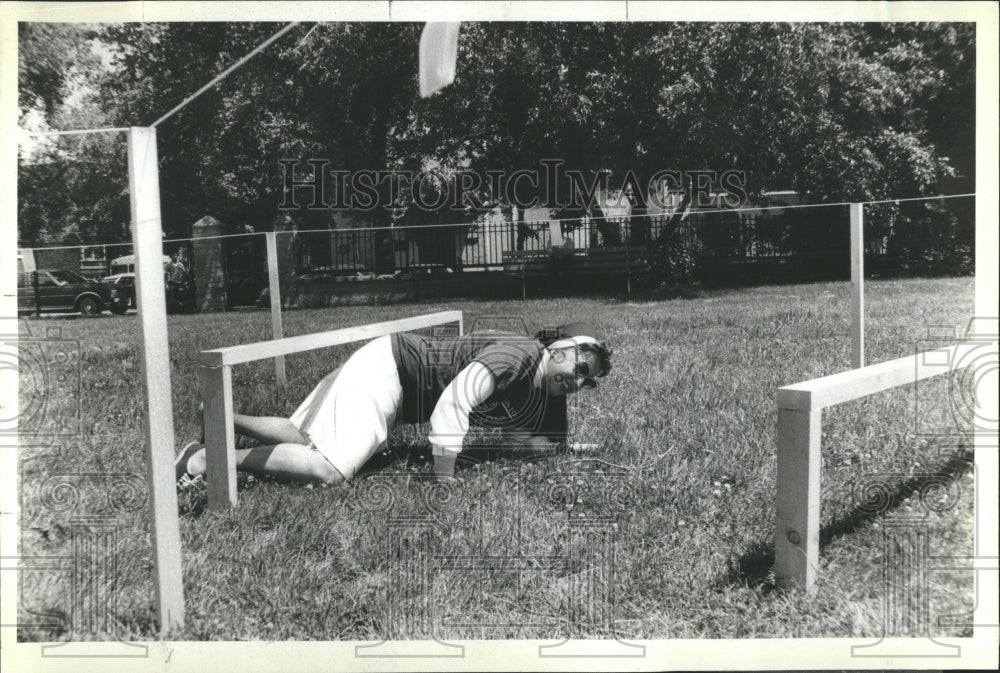 1981 Sister Michaeline Does An Obstacle Set - Historic Images