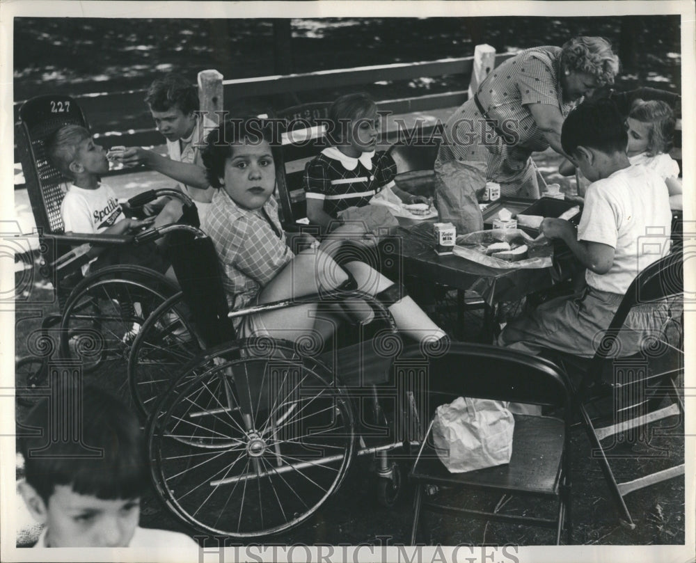 1954 Crippled Children Chicago  - Historic Images