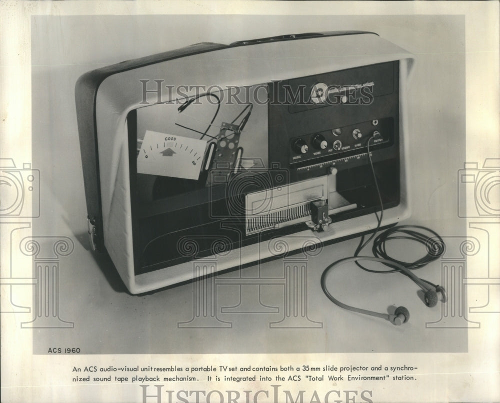 1960 ACS audio visual unit Auto industry - Historic Images