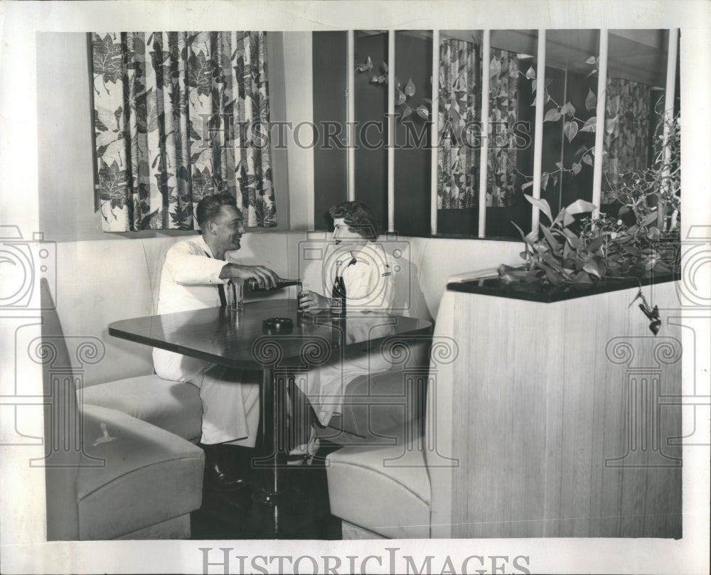 1955 Robert Ptack Colette Grebner Gleview - Historic Images