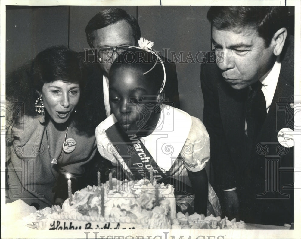 1987 March Dimes Markeeta Sledge Judith - Historic Images