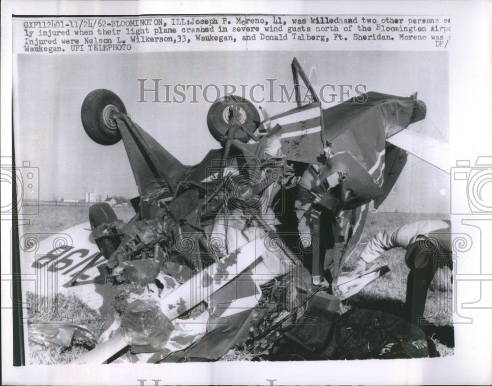 1962 Bloomington Airport Crash Planes - Historic Images