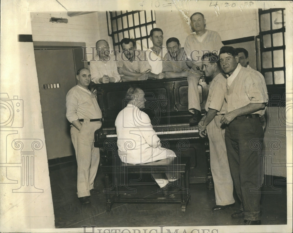 1937 Alimony Row Gather Around Piano - Historic Images