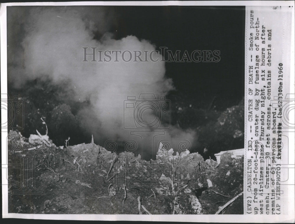 1960 Smokey Crash Site NW Airlines Plane-Historic Images
