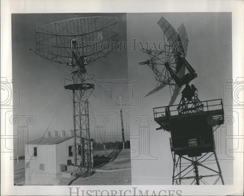 1958 Two Radar Facilities NORAD  - Historic Images