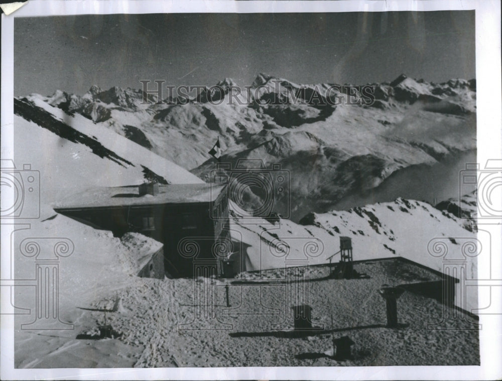 1956 Swiss Snow &amp; Avalanche Study in Alps  - Historic Images