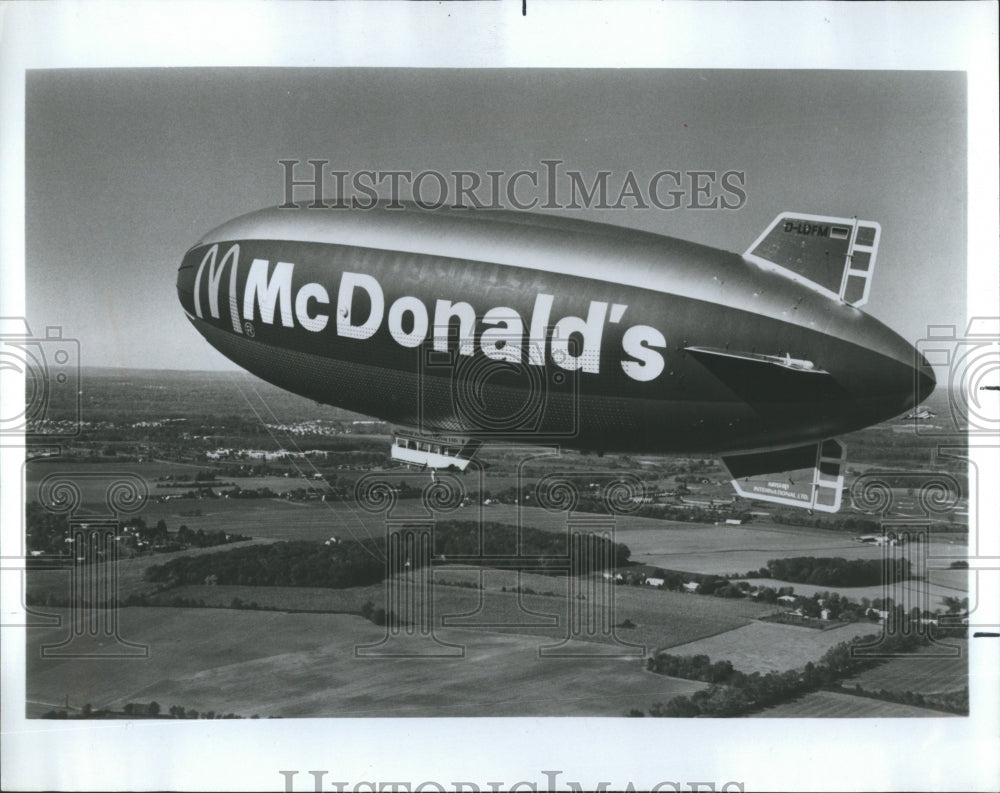 1985 McDonald America Stadium McBlimp - Historic Images