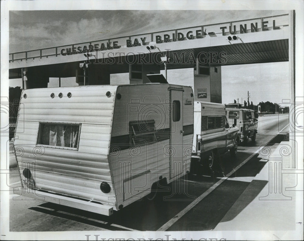 1977 Chesapeake Bay Bridge Trucks Tunnel - Historic Images