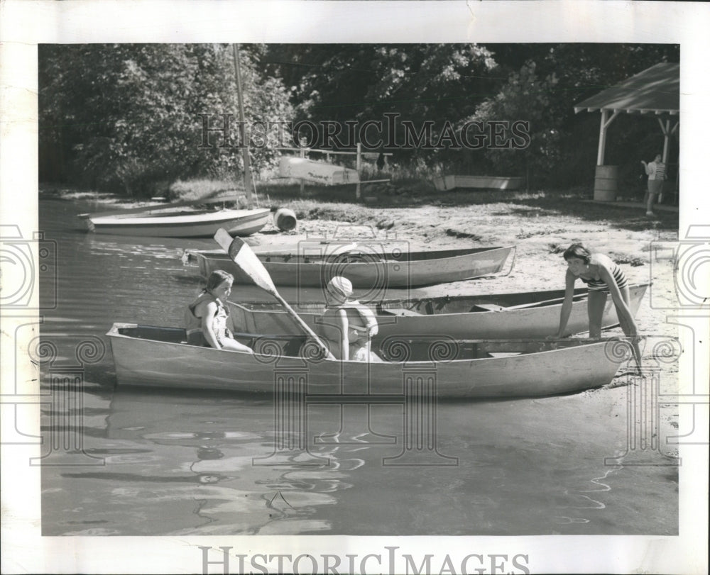 1961 Marlene Linda Cathy Tench boat - Historic Images