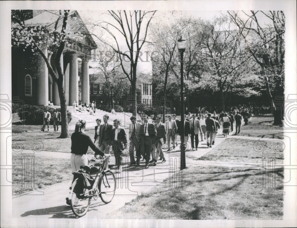 1962 Harvard Cambridge Boston Memorial Chur - Historic Images