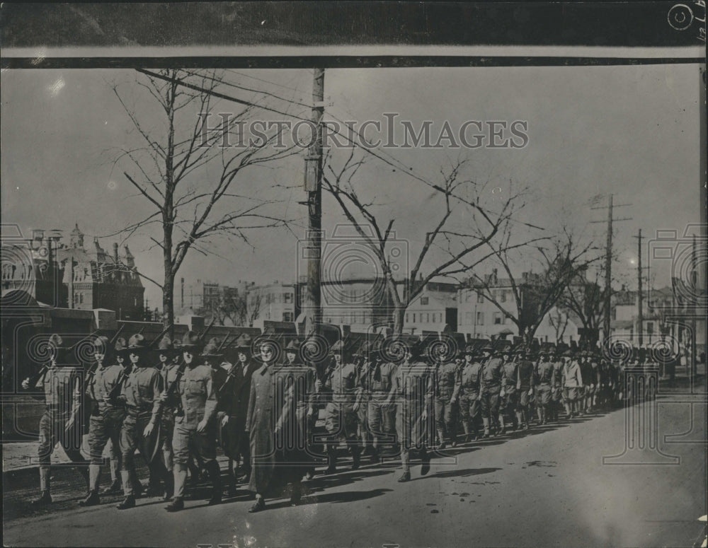 1916 G, Harvard Battalion Company Military - Historic Images