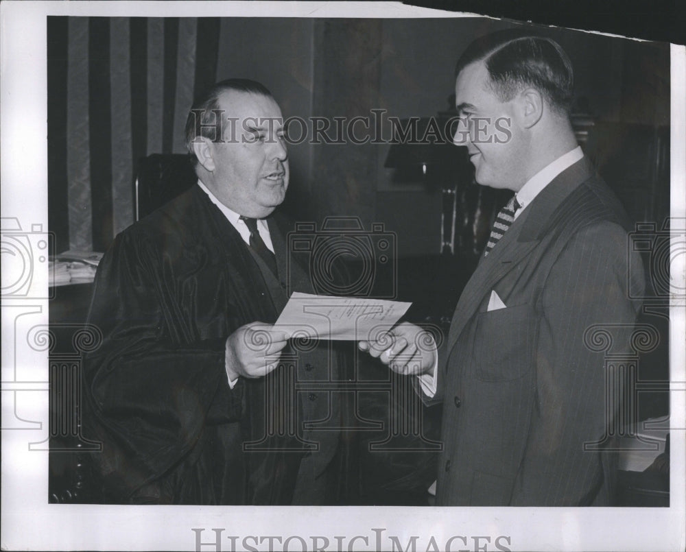 1960 Press Photo Judge Joseph Moynihan Bar Lawyer - RRR27351 - Historic Images