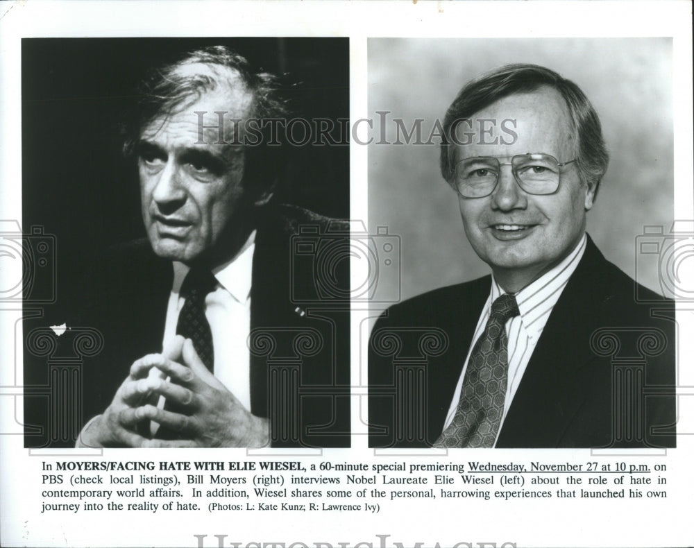 1995 Bill Moyers Elie Wiesel PBS Special - Historic Images