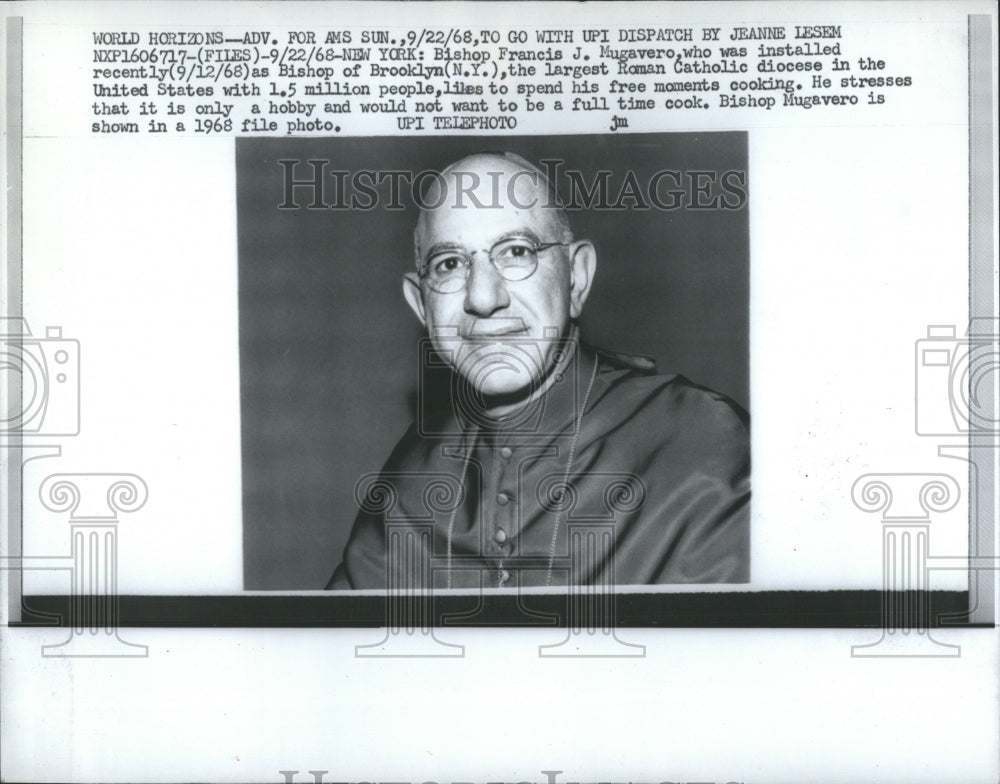 1968 Bishop Francis J. Mugavero - Historic Images