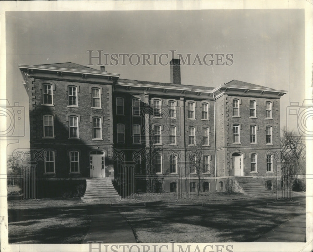 1942 Press Photo Illinois College Crampton Hall - Historic Images