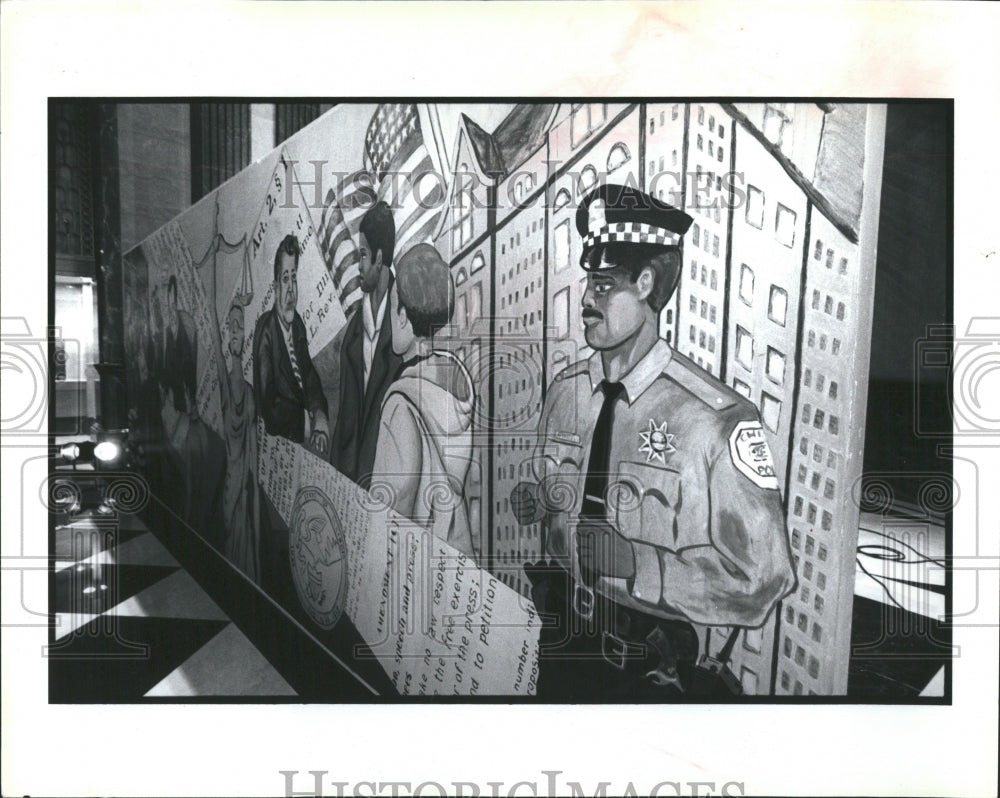 1993 120-Foot Mural LaSalle Street - Historic Images