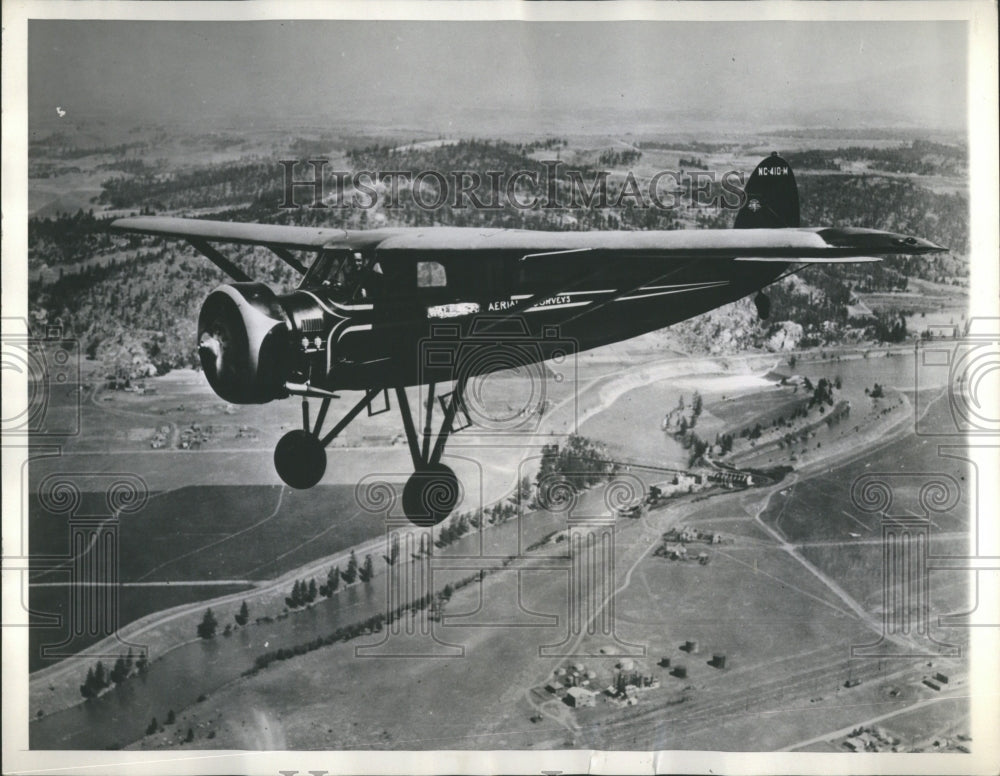 1937 Washington Agriculture Photo Crop Air - Historic Images