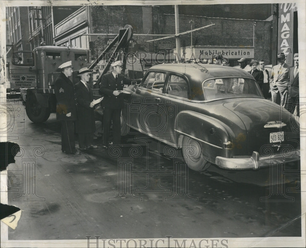 1953 Leo Wenger First Auto Illegal Parking  - Historic Images