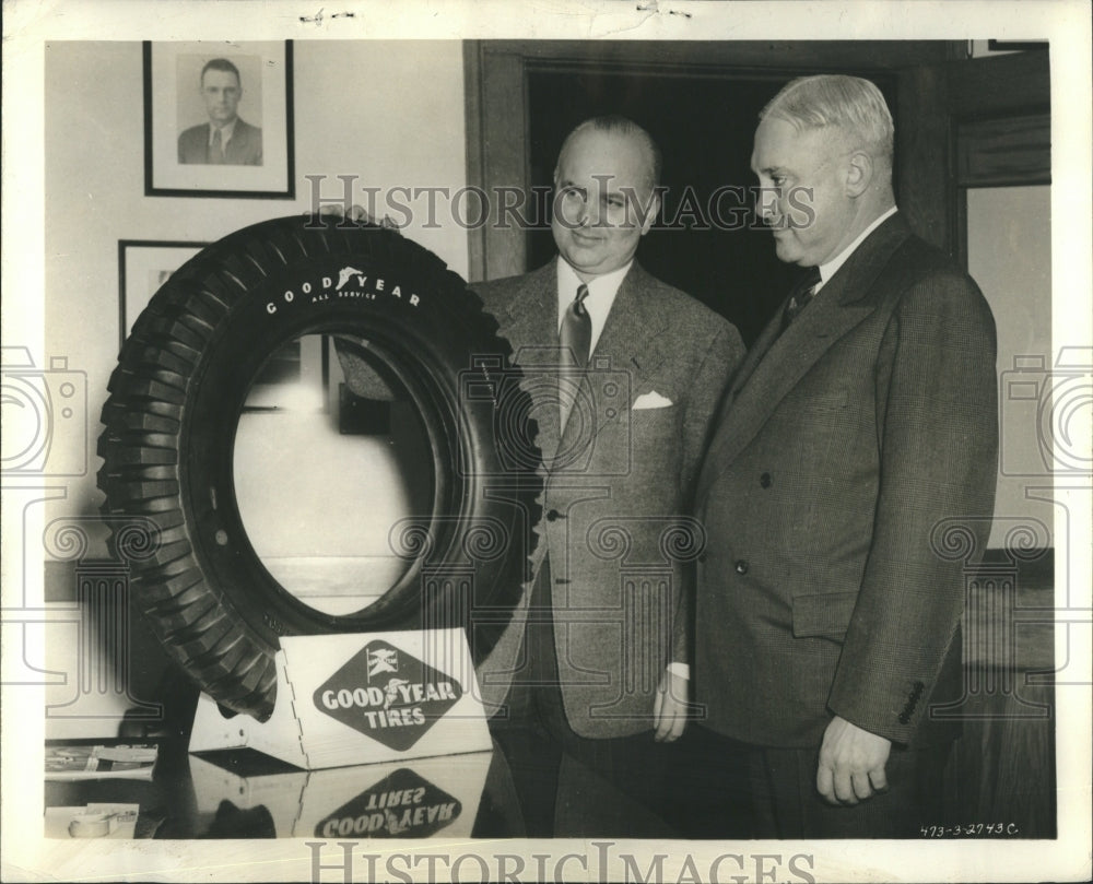 1943 Goodyear Tire Rubber Company EJ Thomas - Historic Images