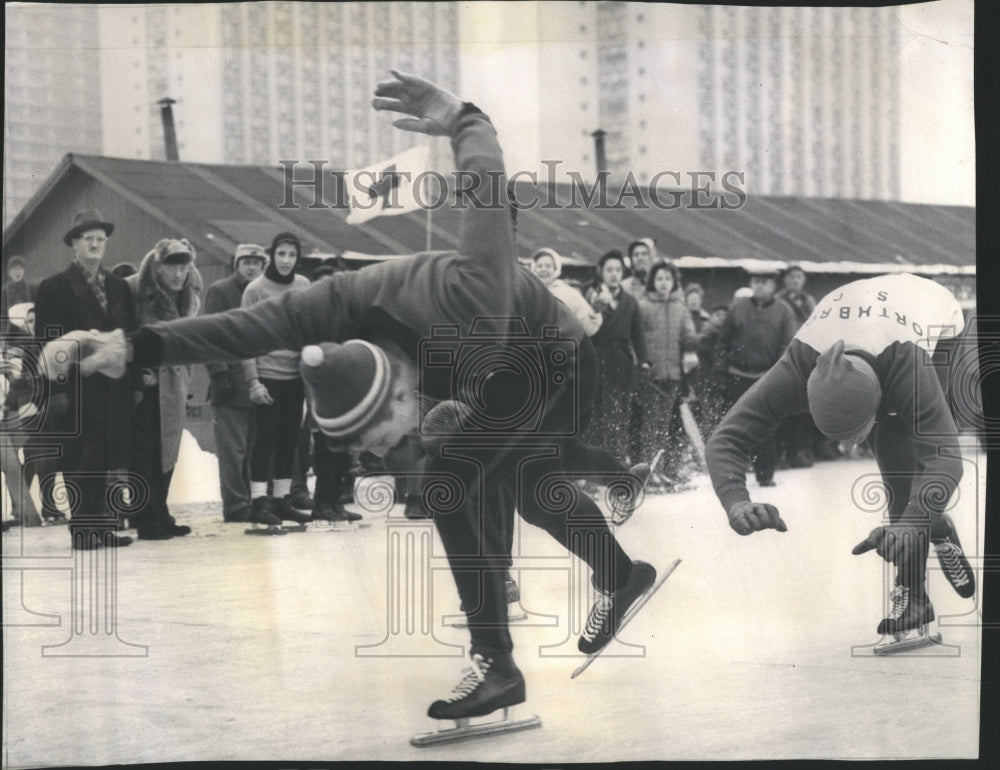 1962 Skiing Bob Morberg Glen Ellyn Schuman - Historic Images