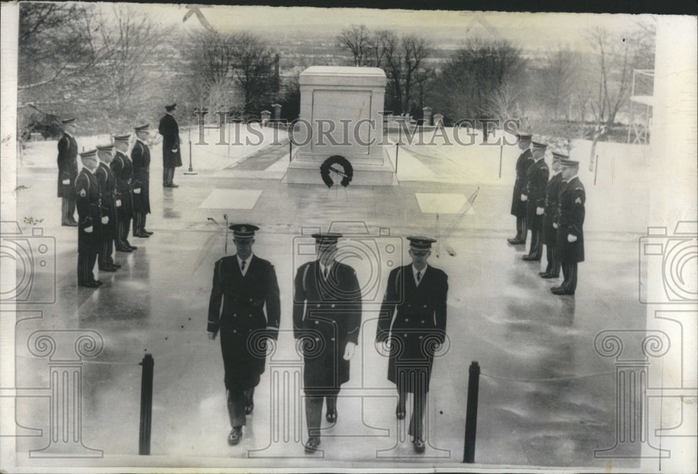 1961 Press Photo Arlington National Cemetery - Historic Images