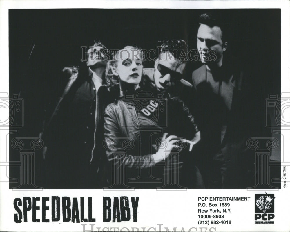 1995 Speedball Baby Music Rock Band Troop - Historic Images