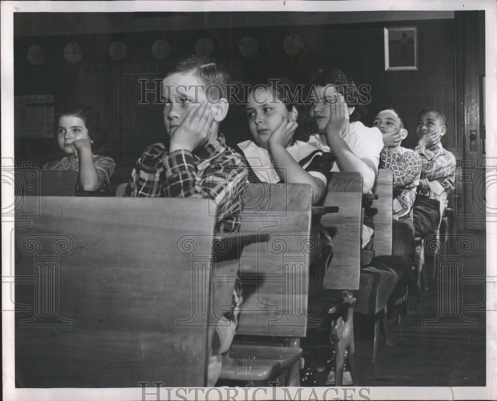 1952 Spelling bee Crosman school - Historic Images
