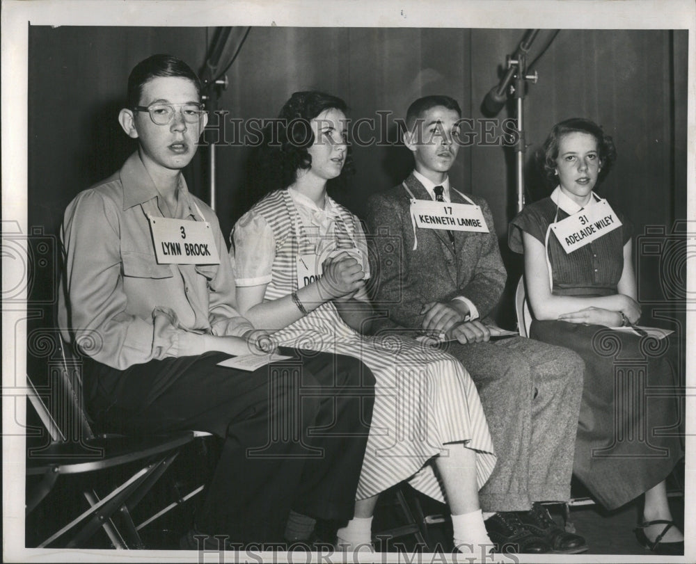 1950 Spelling Bee Brock Kenneth - Historic Images