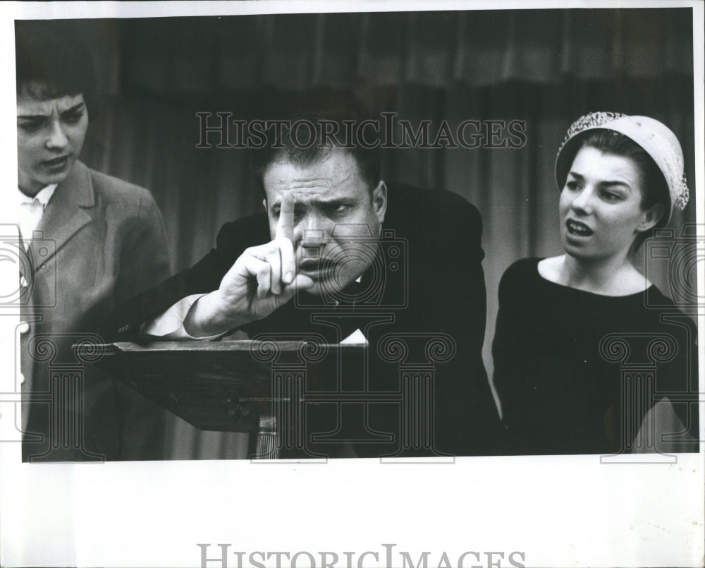 1961 Marlyn Kozara Speaking - Historic Images